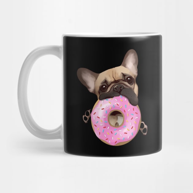 French bulldog sweet donuts for frenchie lover by Collagedream